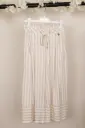 ALICE PI - Pantalon ligné ivoir et beige