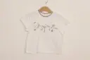 ALICE PI - T-shirt Ivoir ecrit "STAY POSITIVE"