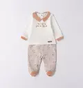 MINIBANDA - PYJAMA 2 Pièces Garçon "Prova a prendermi" Beige
