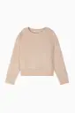 PATRIZIA PEPE - Pull Lurex Beige