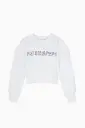 PATRIZIA PEPE - SWEAT Blanc Strass