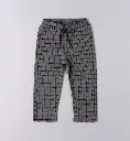 IDO - PANTALON CARREAUX Gris 