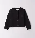 SARABANDA - Cardigan Noir Cœur Strass