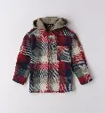 SARABANDA - Chemise/Veste à Carreaux avec capuche