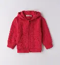 SARABANDA - Sweat à Capuche Zippé CHERRY