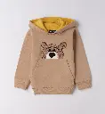 SARABANDA - Sweat Capuche Beige Ours