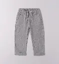 SARABANDA - Pantalon Navette Gris chiné Ligné