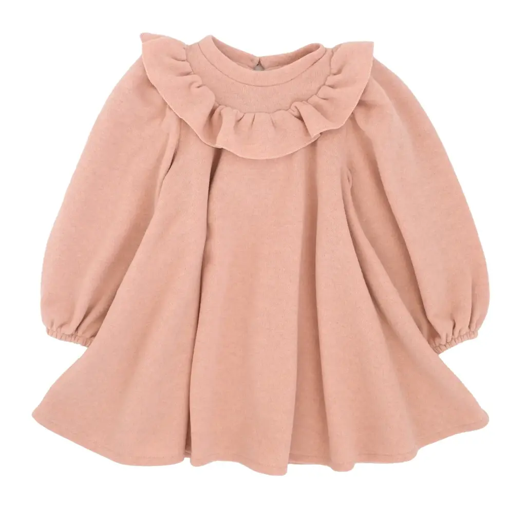 MAGIL - Fille - Robe à Volant Rose (2 ans)