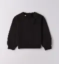 IDO - Sweat Fille avec Nœud Noir
