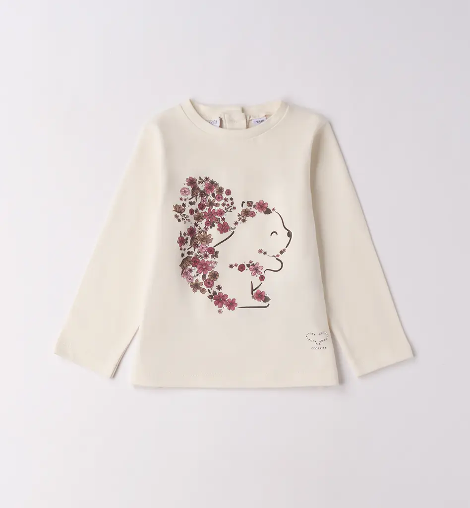 SARABANDA - T-Shirt Écureuil Écru 