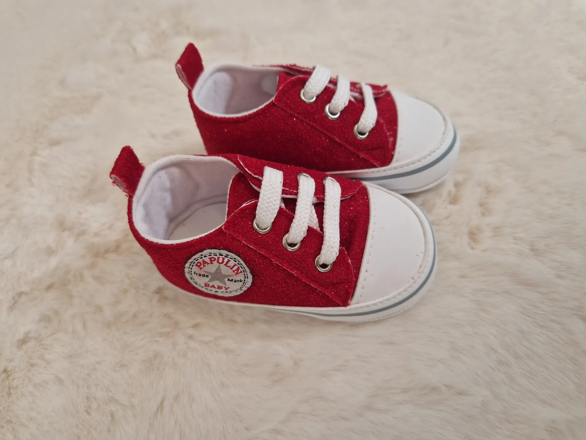 Basket Rouge à paillette