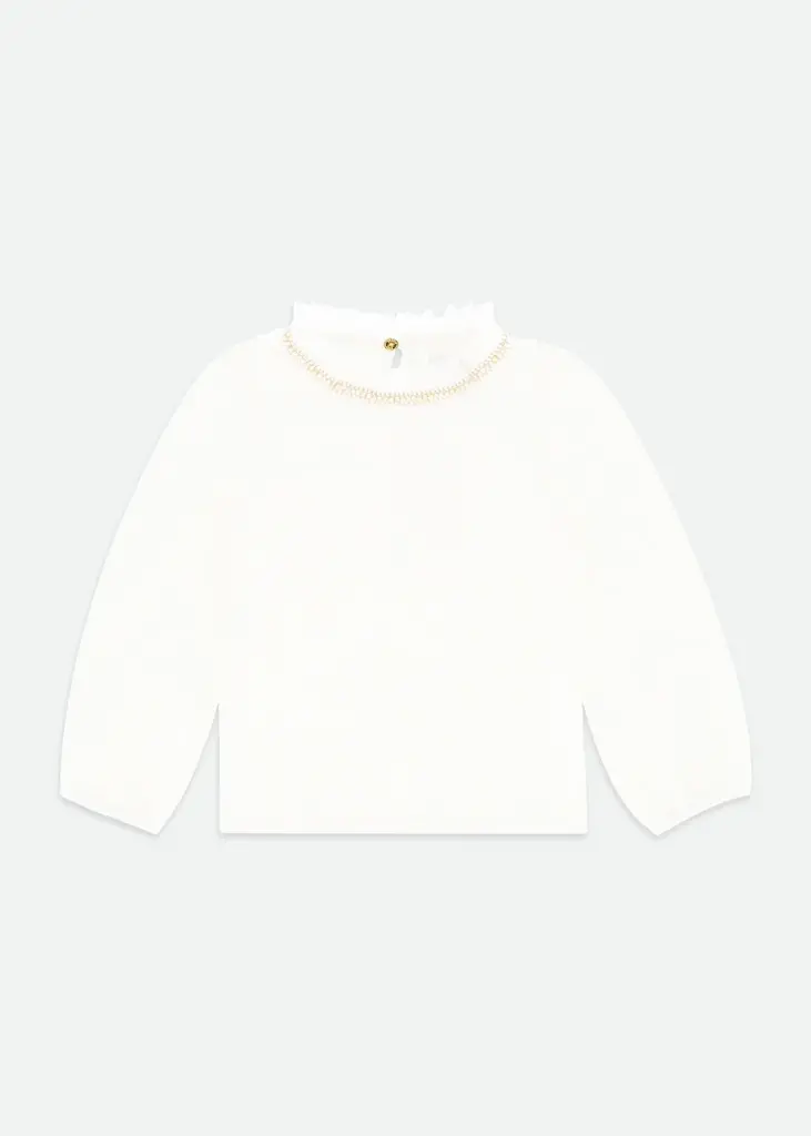 ANGEL'S FACE - NELL BLOUSE COL PERLE SNOWDROP