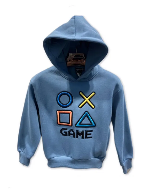 FREESTAR - Sweat à capuche GAME - Bleu
