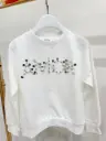 LOEVIA - SWEAT AMOR STRASS Blanc