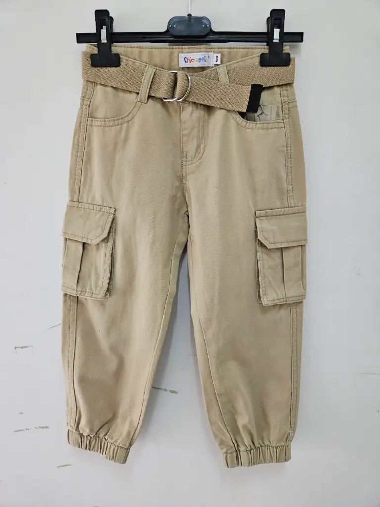 CHICAPRE -  Pantalon Cargo Beige