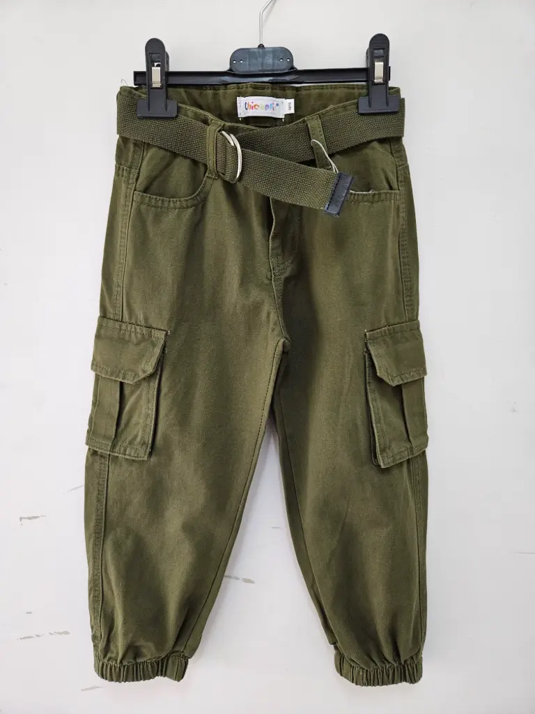 [FG22024-2] CHICAPRE - Pantalon Cargo Kaki (2ans)