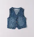 SARABANDA - Gilet SS Manche jeans