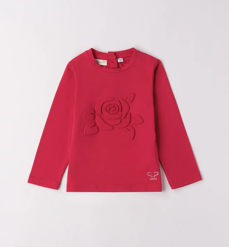 SARABANDA - T-Shirt Fleurs CHERRY
