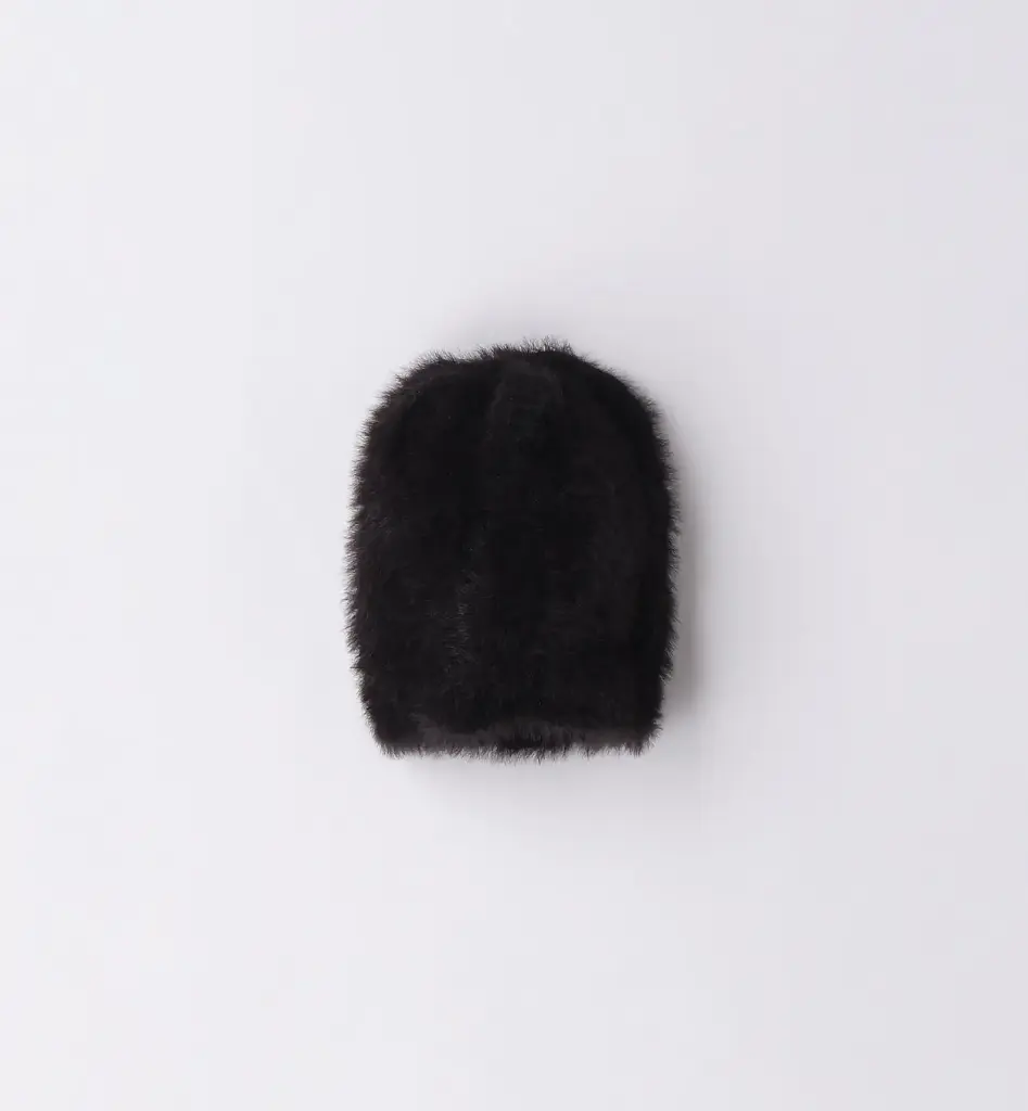 IDO - Bonnet Fourure Noir (XS (2-3ans))