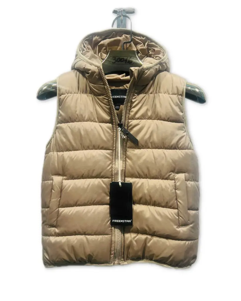 FREESTAR - DOUDOUNE SS MANCHE BEIGE (10ans)