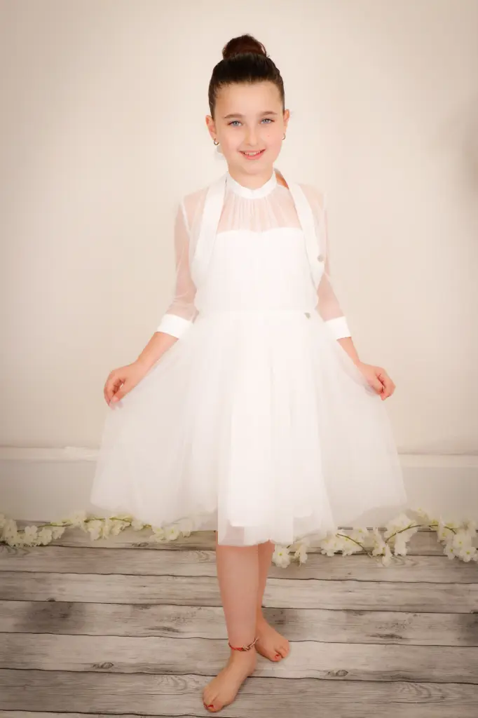 ALICE PI - ROBE Dos nu en Tulle (5-6ans)
