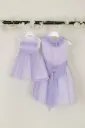 BUFI - Robe en voile Mauve - 6M/3A