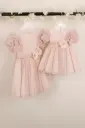 BUFI - Robe en voile Rose Clair