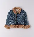 SARABANDA - Veste en jeans Doublée col/Manches Teddy