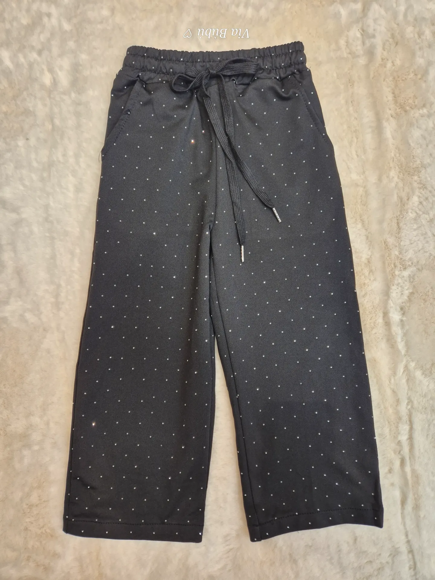 JOLIE ANGEL - PANTALON STRASS NOIR
