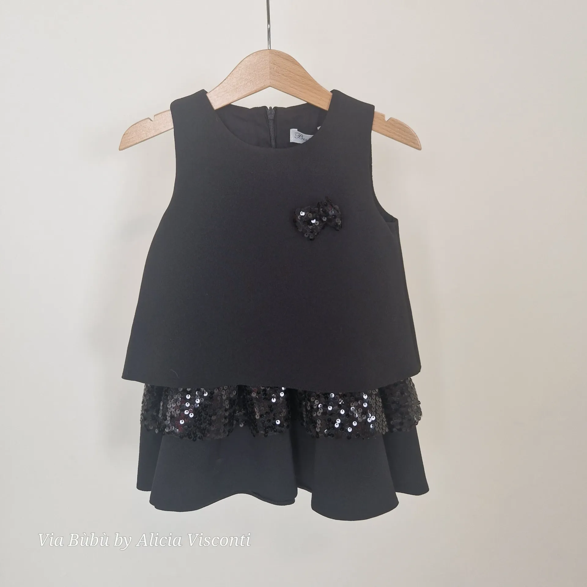 Robe Noir à Sequin (2ans)