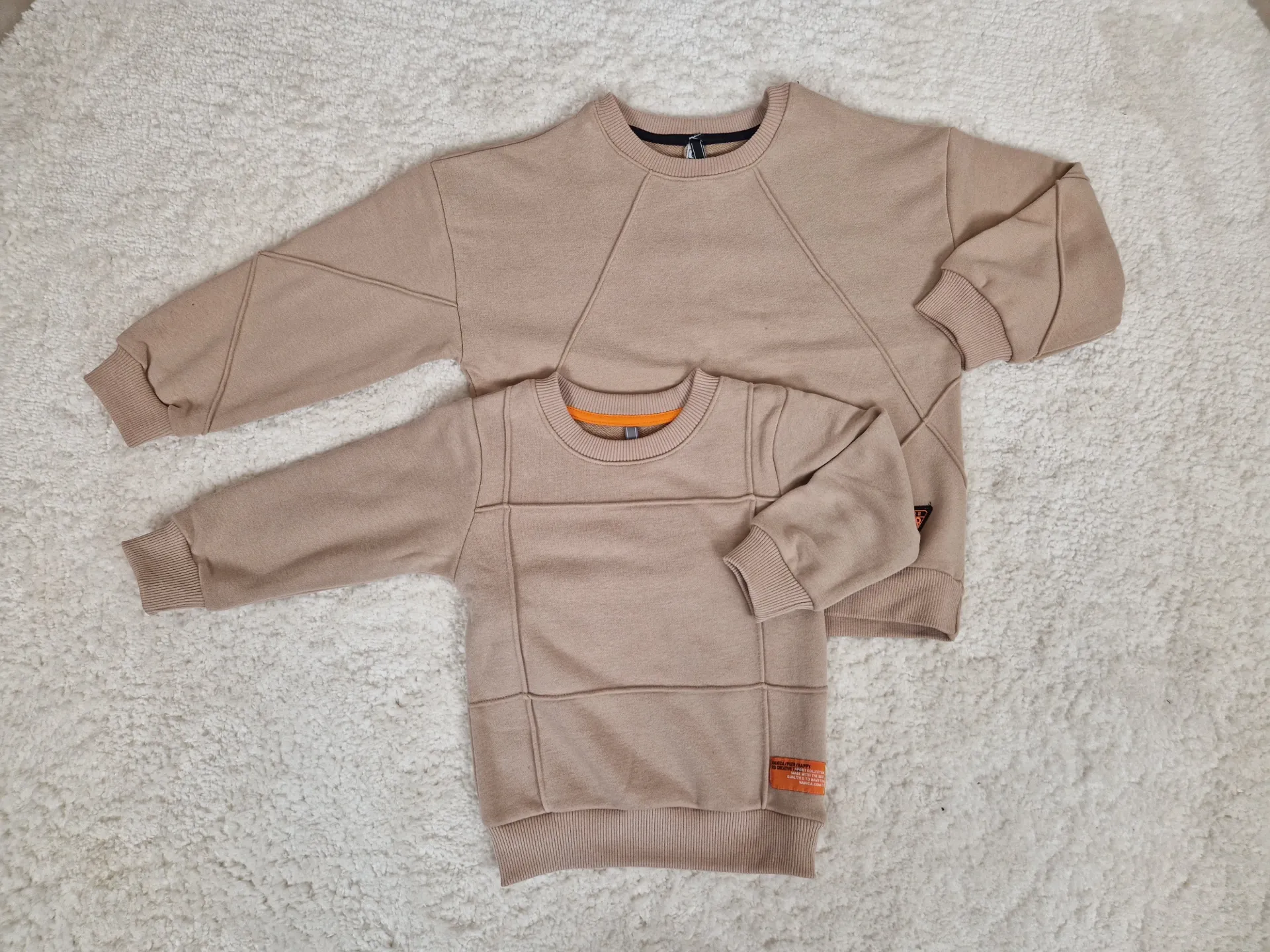 LARA - Sweat Garçon Beige (1-5ans)