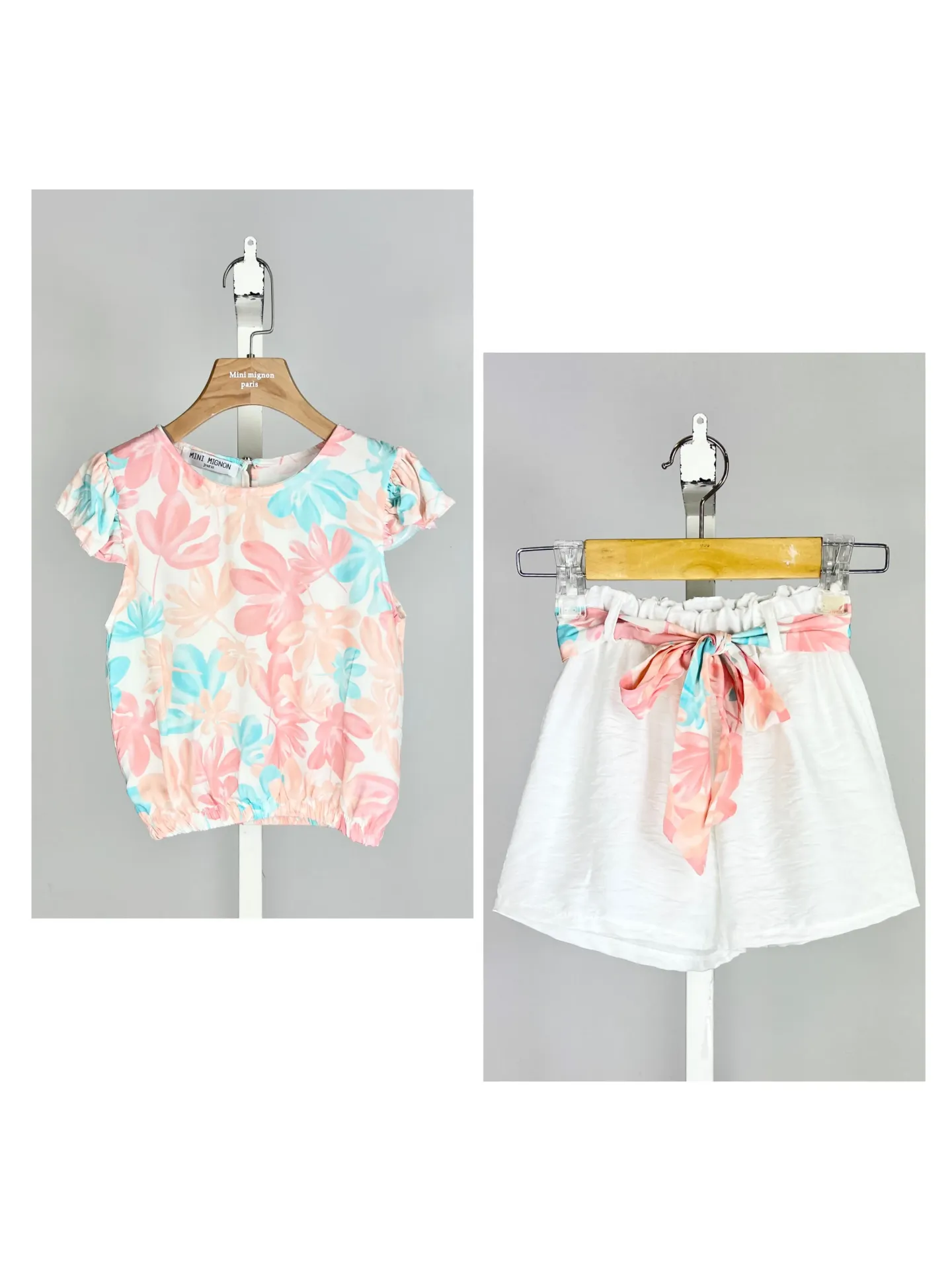 MINI MIGNON - Chemise et Short + Ceinture