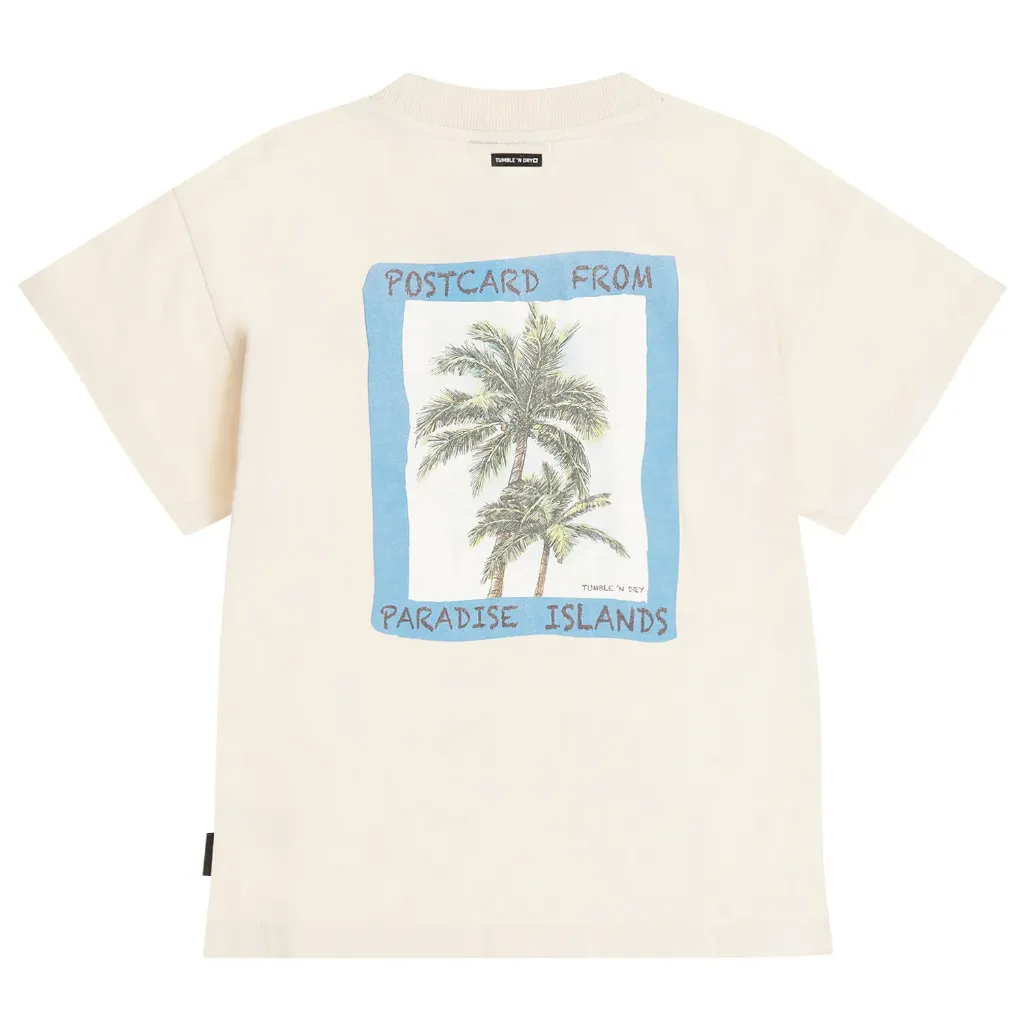 TND Paradise Islands - TS beige BOYS Palmier