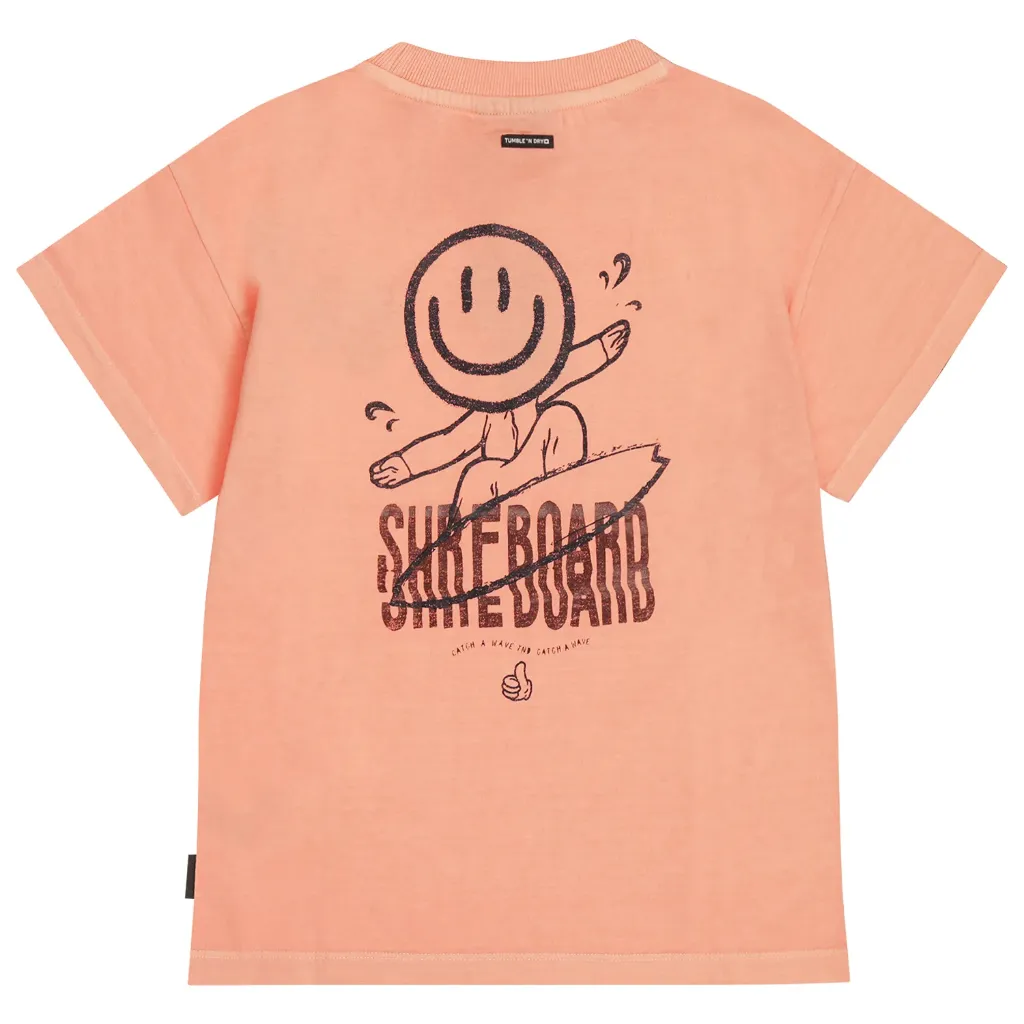 [84-22185-15502] TND Coral Bay - TS SURF BOARD Saumon (116 (6ans))