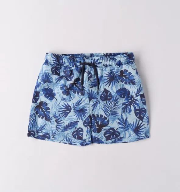 [4.G453.00] IDO -  BOXER de PLAGE TROPICAL Bleu (2ans)