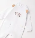 MINIBANDA - Pyjama écru oreille ourson