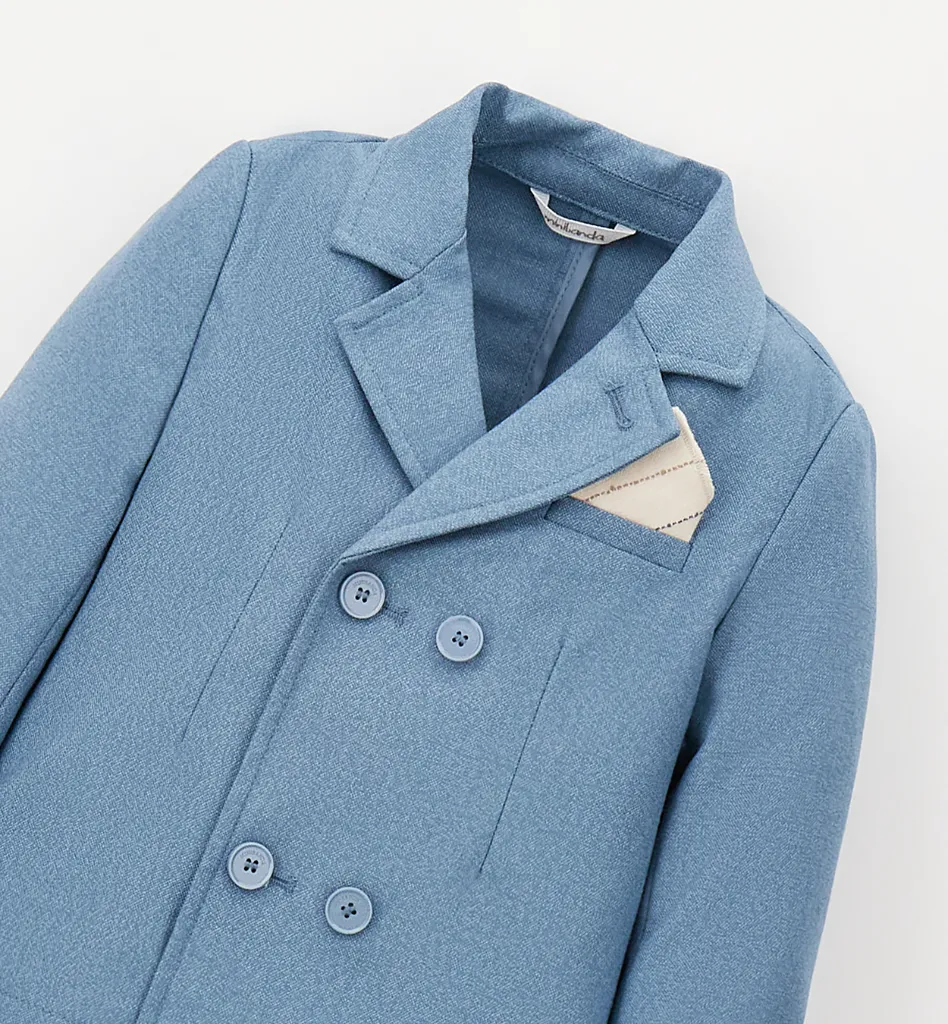 MINIBANDA - VESTE BLAZER BLEU