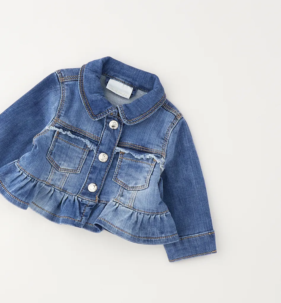 [3.G769.00] MINIBANDA - VESTE DENIM VOLANT (6 mois)