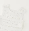 IDO - BLOUSE CROCHET Blanc