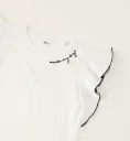 IDO - BLOUSE MANCHE VOLANT Blanc