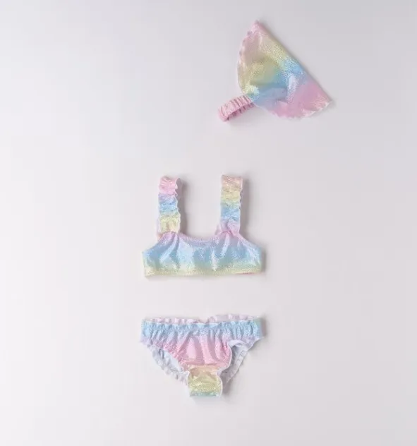 [4.G481.00] IDO - MAILLOT 2pces RAINBOW + BANDEAU (24M)