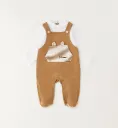 IDO - PYJAMA BRETELLE Brun & Beige