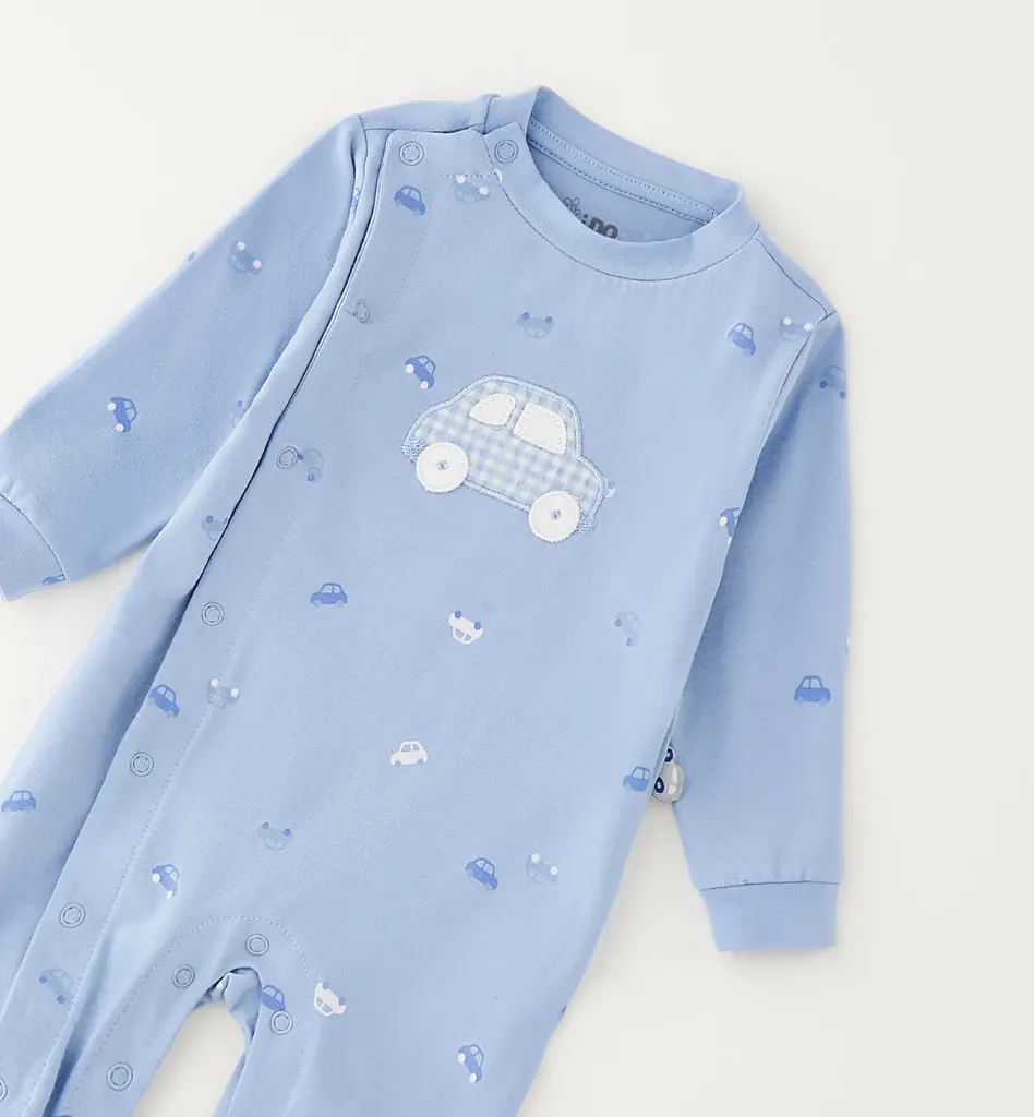 IDO - PYJAMA COTTON Azur (1 mois)