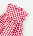 IDO - ROBE Vichy Rouge & Blanc