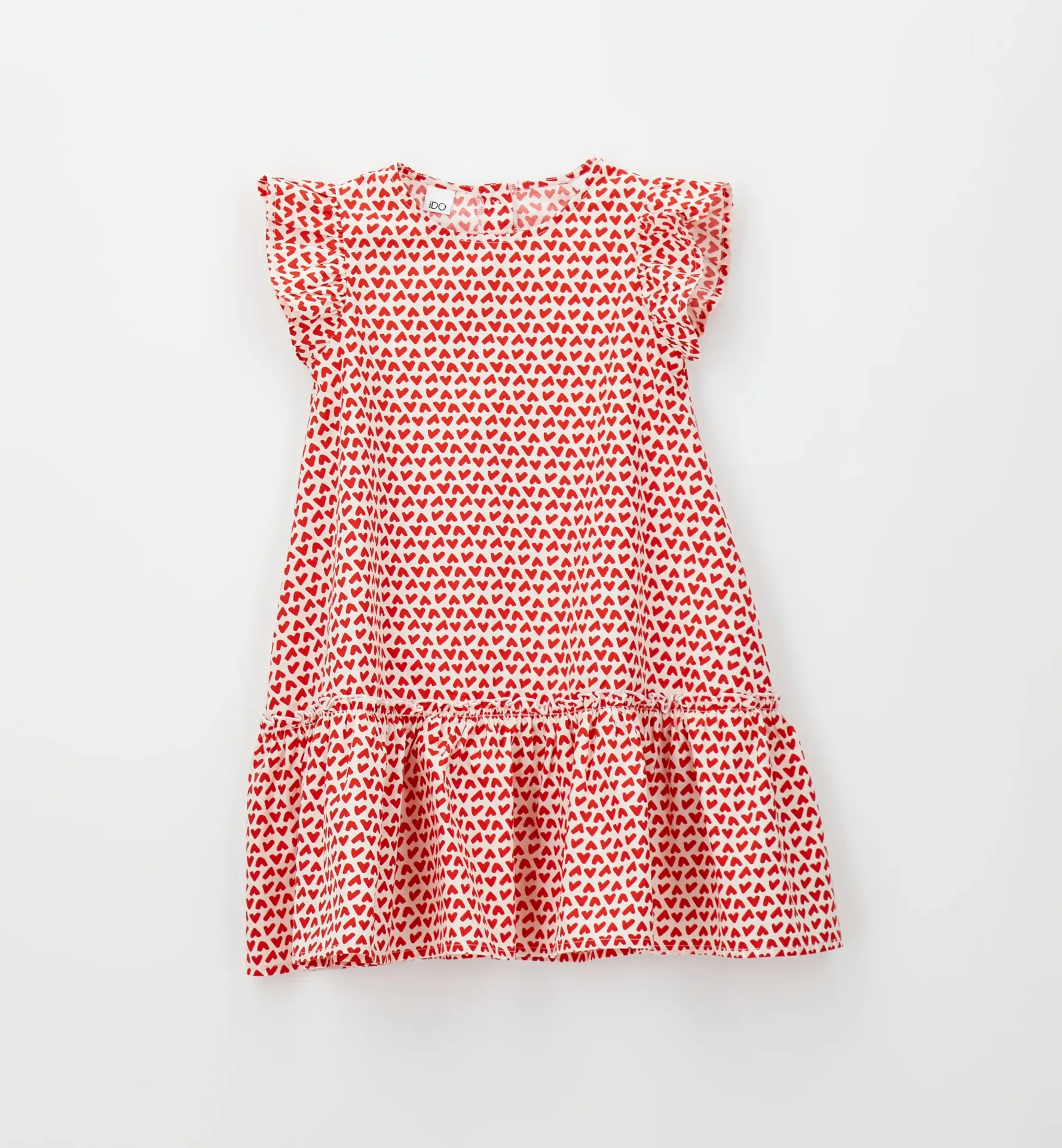 IDO - ROBE cœur Rouge & Latte