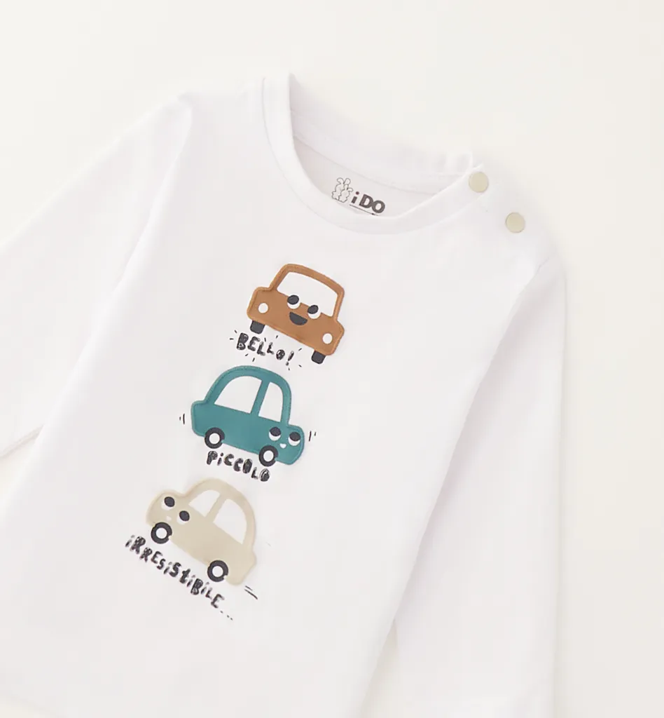 IDO - T-SHIRT BB VOITURE (6 mois)