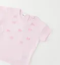 IDO - T-SHIRT Rose avec Noeud
