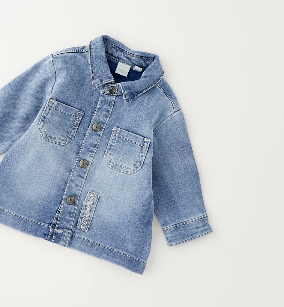 [4.G045.00] IDO - VESTE/CHEMISE DENIM (6Mois)