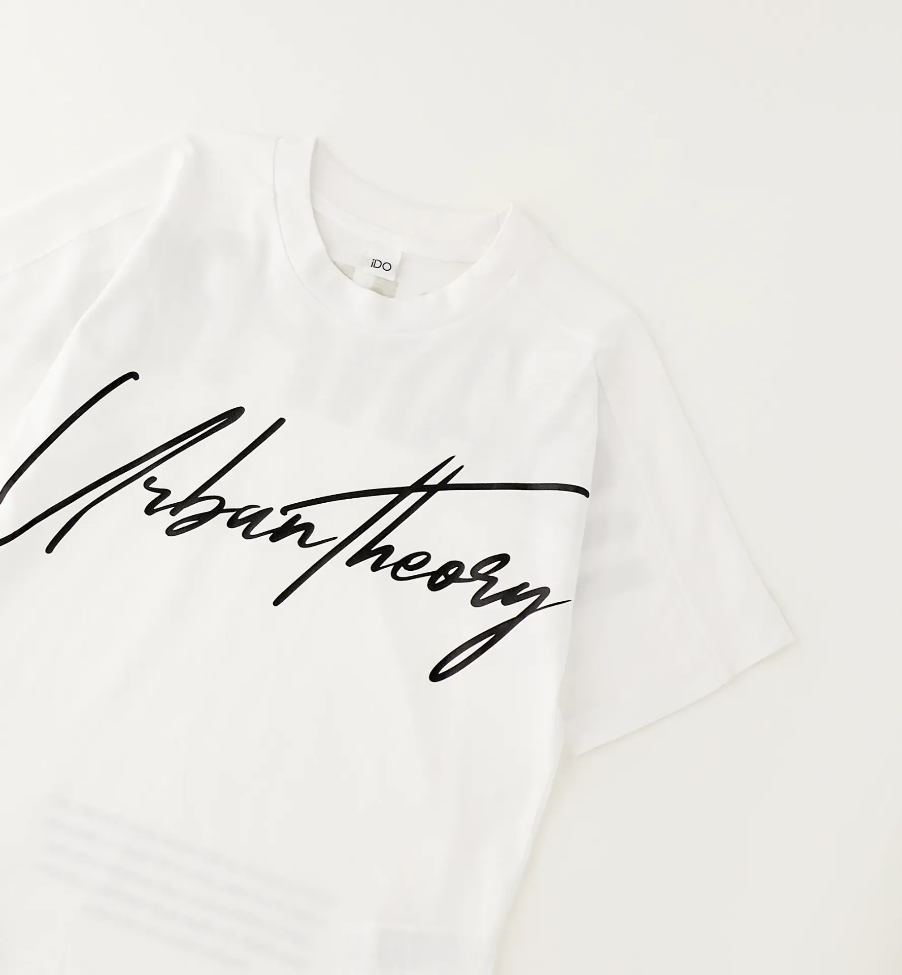 IDO - T-shirt over size Blanc