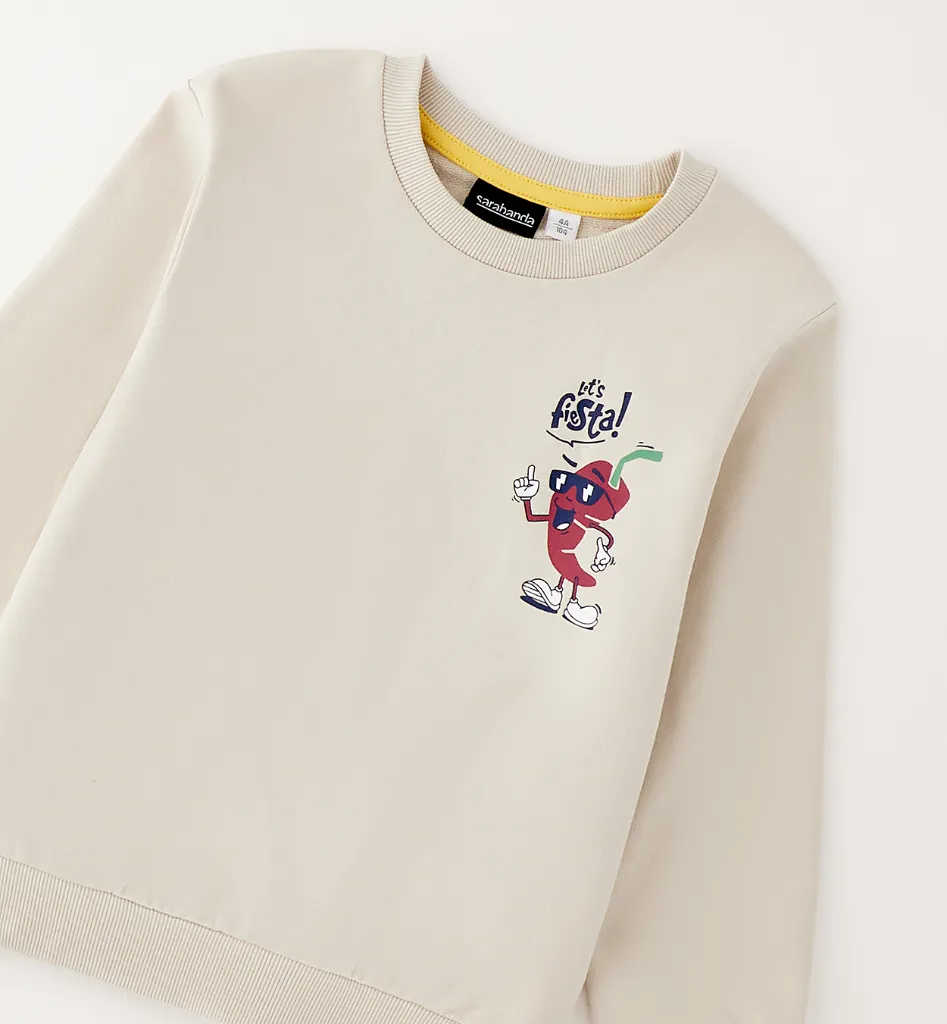 [0.G025.00] SARABANDA - SWEAT Beige FIESTA (2A)